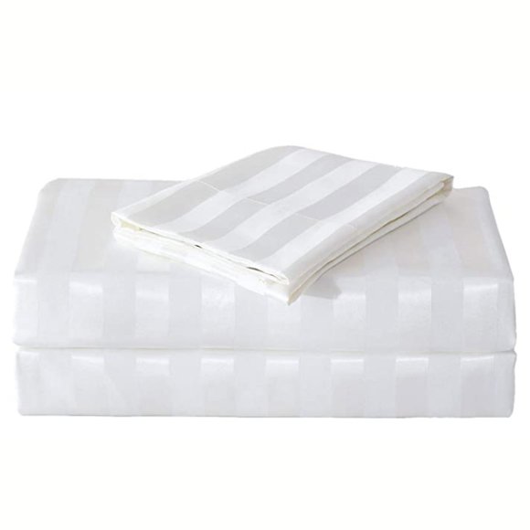 4-Piece Hypoallergenic Silk Satin Sheets - Picture 7 of 7